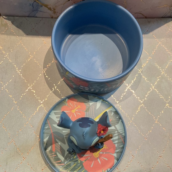 RARE Stitch jewelry holder with jar (big size) - Picture 5 of 11